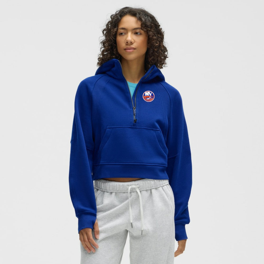 New York Islanders lululemon Women's Scuba Oversized Half-Zip Hoodie - College Cobalt - NHL 203175760