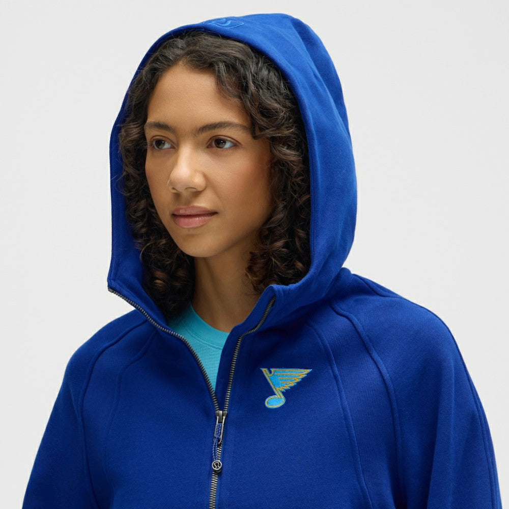 St. Louis Blues lululemon Women's Scuba Oversized Half-Zip Hoodie - College Cobalt - NHL 203175765