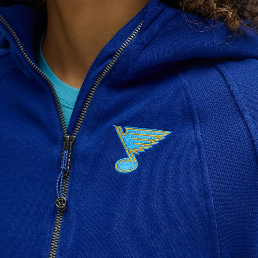 St. Louis Blues lululemon Women's Scuba Oversized Half-Zip Hoodie - College Cobalt - NHL 203175765