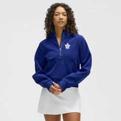 Toronto Maple Leafs lululemon Women's Scuba Oversized Half-Zip Hoodie - Larkspur - NHL 203175767