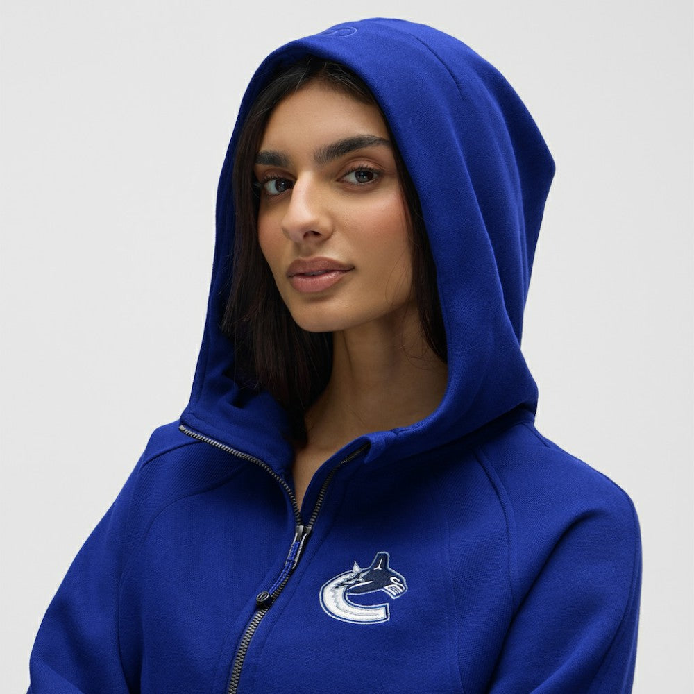 Vancouver Canucks lululemon Women's Scuba Oversized Half-Zip Hoodie - Larkspur - NHL 203175769