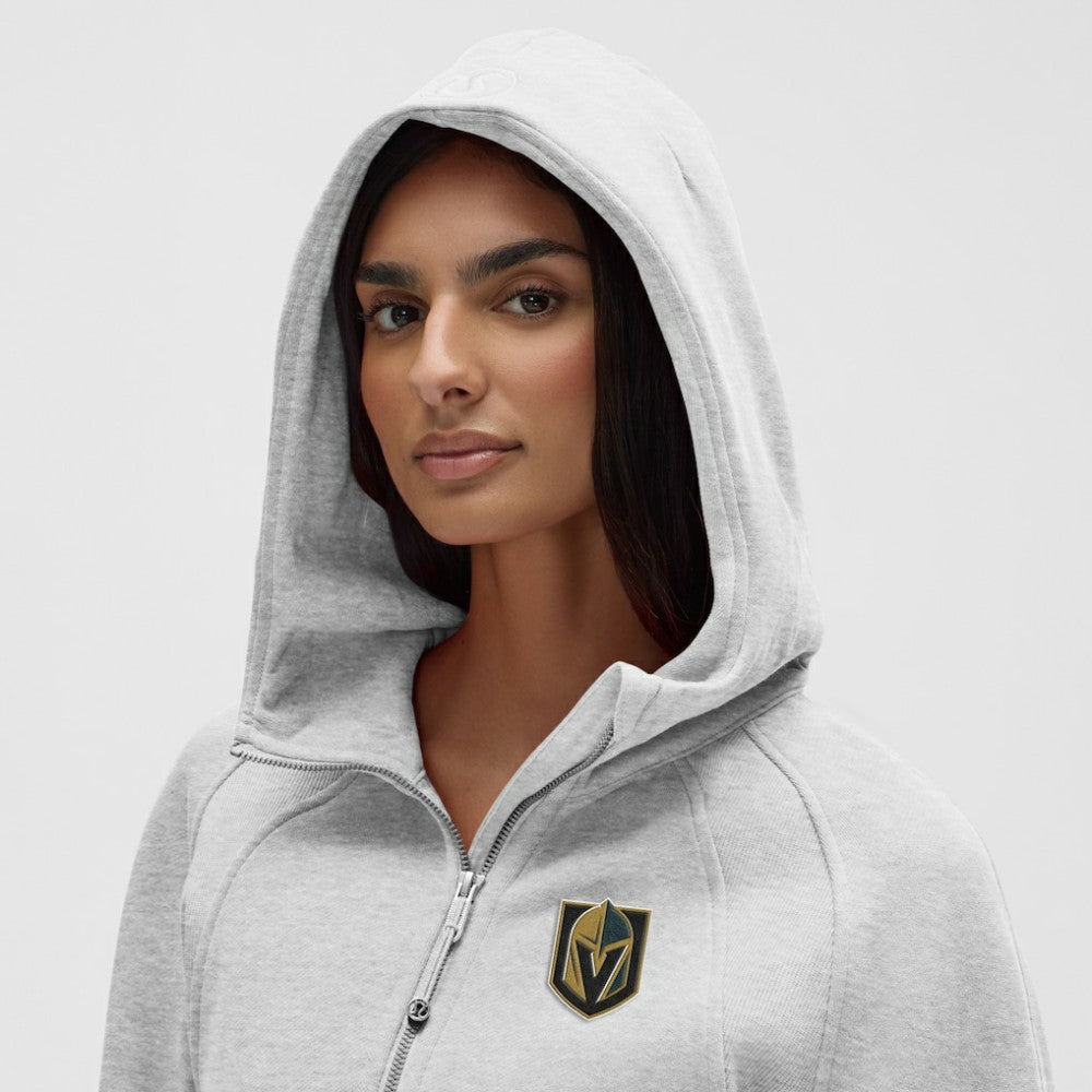 Vegas Golden Knights lululemon Women's Scuba Oversized Half-Zip Hoodie - Heathered Core Ultra Light Grey - NHL 203175770