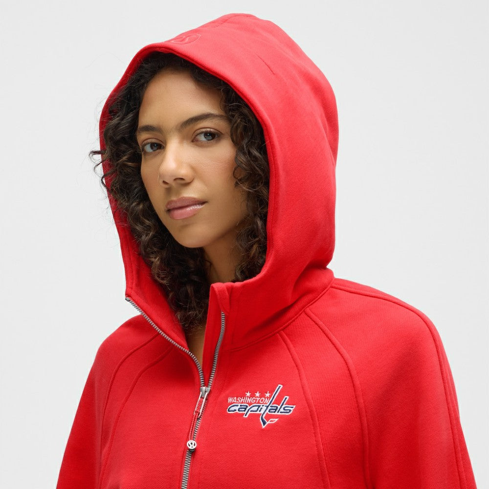 Washington Capitals lululemon Women's Scuba Oversized Half-Zip Hoodie - True Red - NHL 203175771
