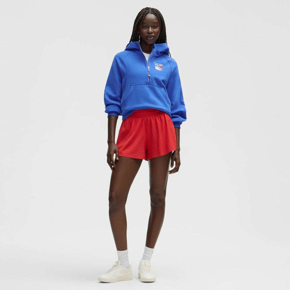 New York Rangers lululemon Women's Scuba Oversized Half-Zip Hoodie - Blue - NHL 203175773