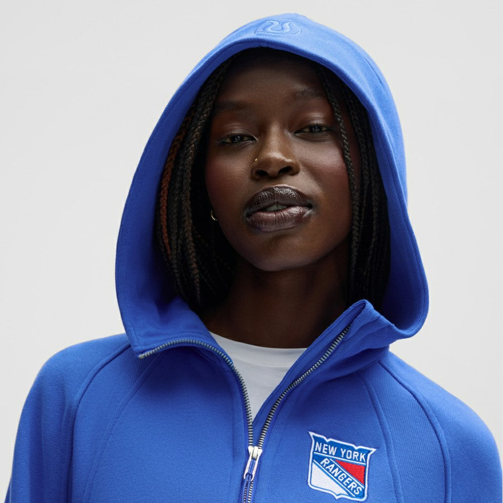 New York Rangers lululemon Women's Scuba Oversized Half-Zip Hoodie - Blue - NHL 203175773
