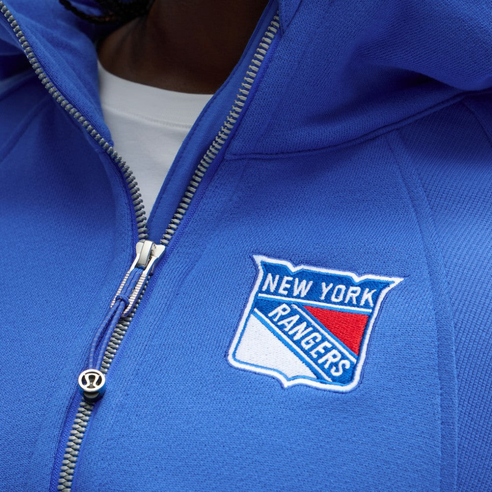 New York Rangers lululemon Women's Scuba Oversized Half-Zip Hoodie - Blue - NHL 203175773