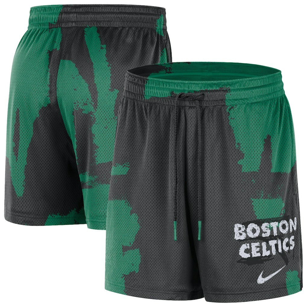 Boston Celtics Courtside Club Dri-FIT Practice Shorts Black/Kelly Green | Nike outlet