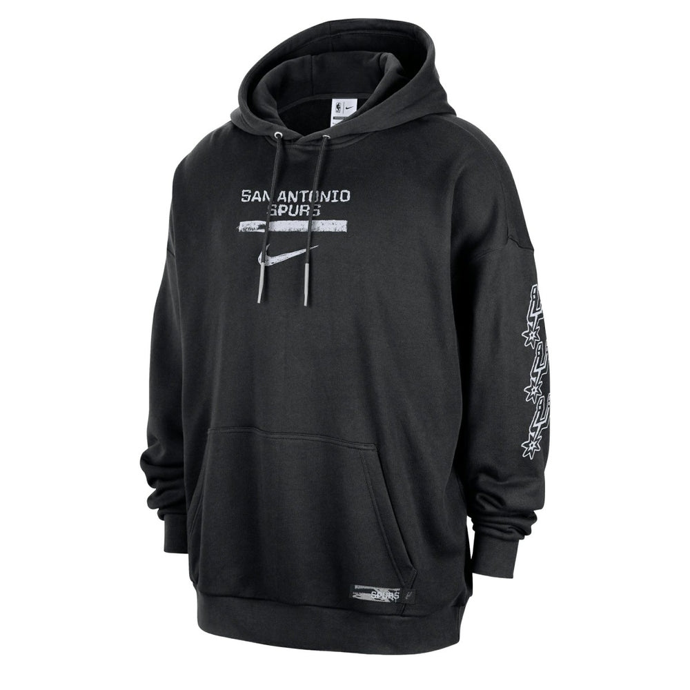 San Antonio Spurs Courtside Club Premium Hoodie Black | Nike outlet