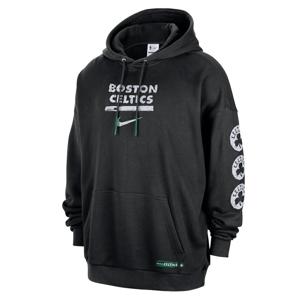 Boston Celtics Courtside Club Premium Hoodie Black | Nike for sale