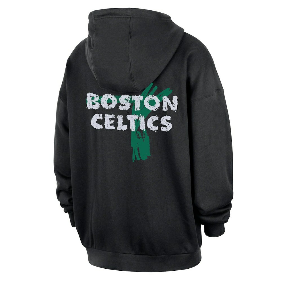 Boston Celtics Courtside Club Premium Hoodie Black | Nike for sale