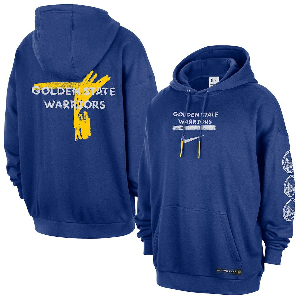 Golden State Warriors Courtside Club Premium Hoodie for sale Royal | Nike outlet