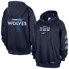 Minnesota Timberwolves Courtside Club Premium Hoodie Navy | Nike online