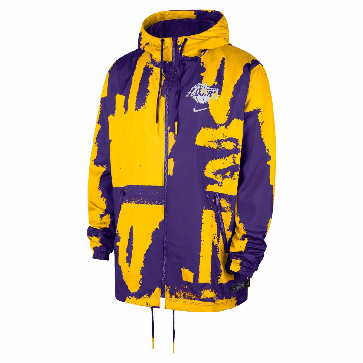 Los Angeles Lakers Unisex Courtside Club Premium Woven Full-Zip Hooded Jacket Purple | Nike discount