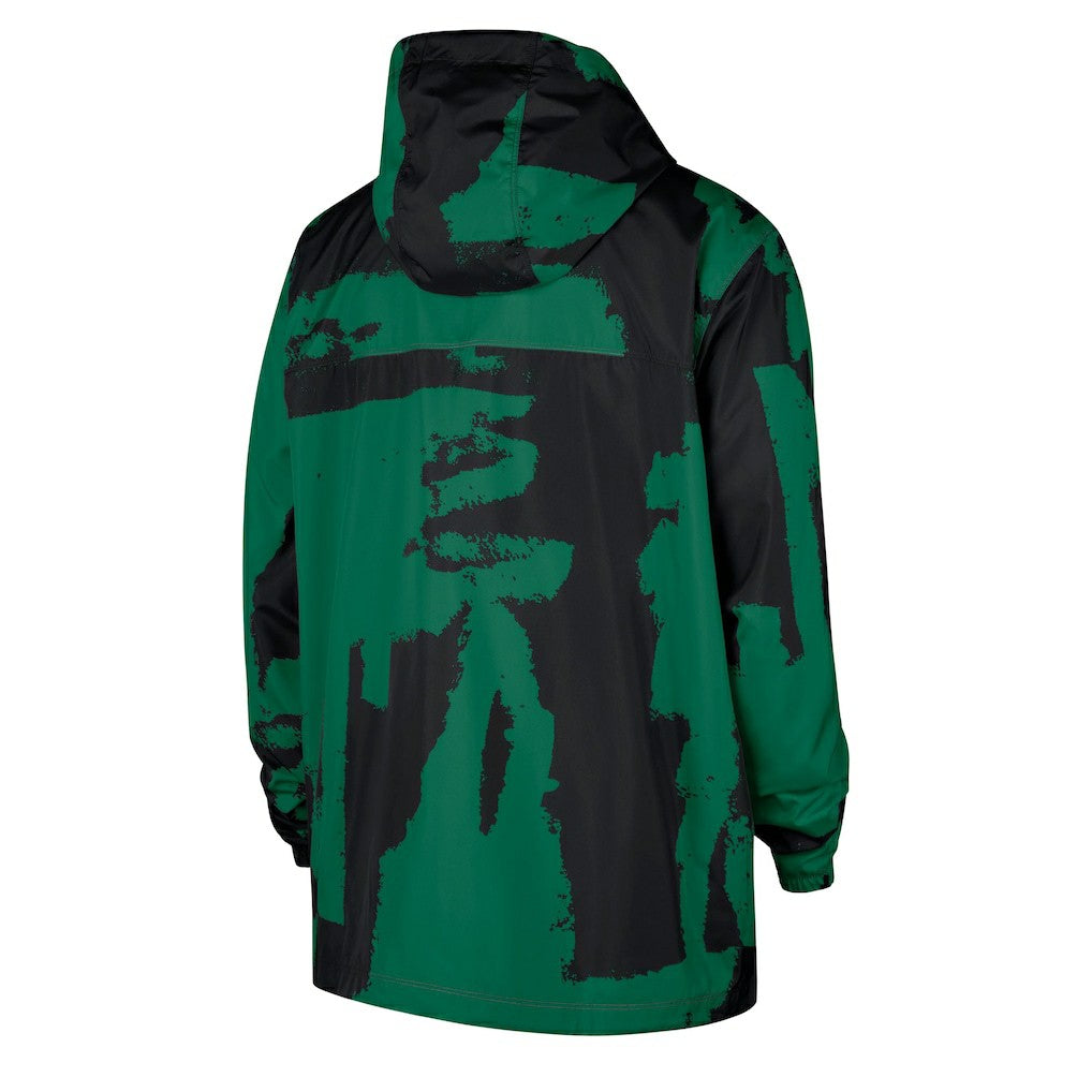 Boston Celtics Courtside Club Premium Woven Full-Zip Hooded Jacket Black/Kelly Green | Nike online