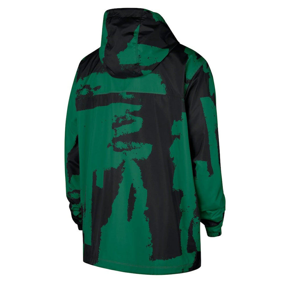 Boston Celtics Courtside Club Premium Woven Full-Zip Hooded Jacket Black/Kelly Green | Nike online