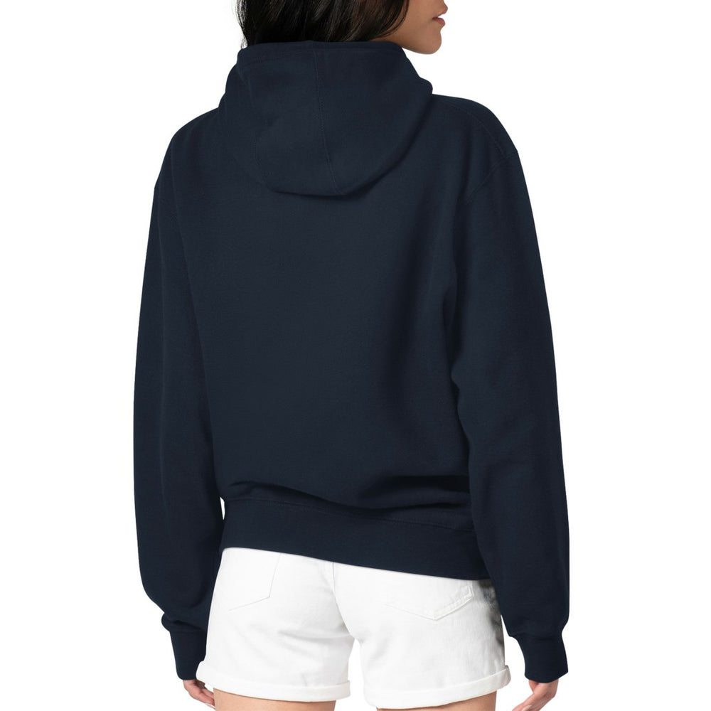 Houston Texans Starter Women's Groovy Script Pullover Hoodie Navy