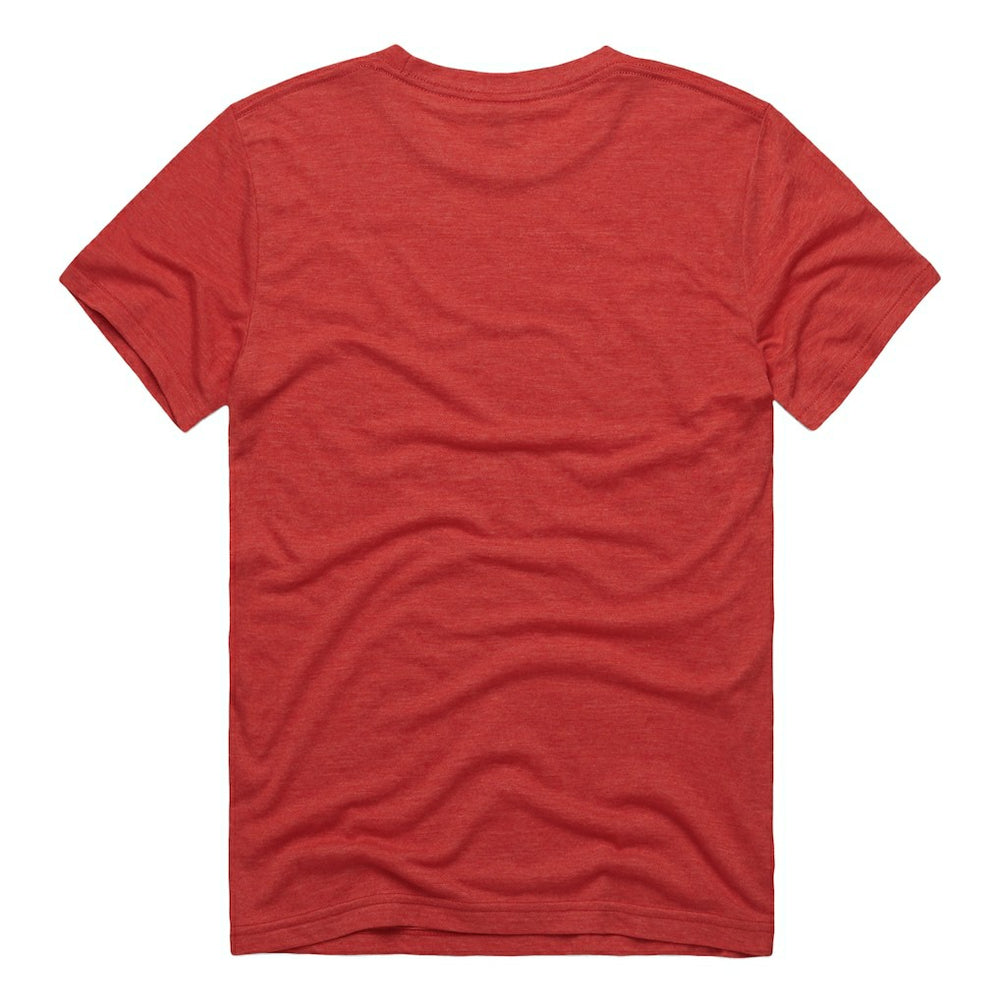 San Francisco 49ers Homage Unisex NFL ASL Collection by Love Sign Tri-Blend T-Shirt Scarlet