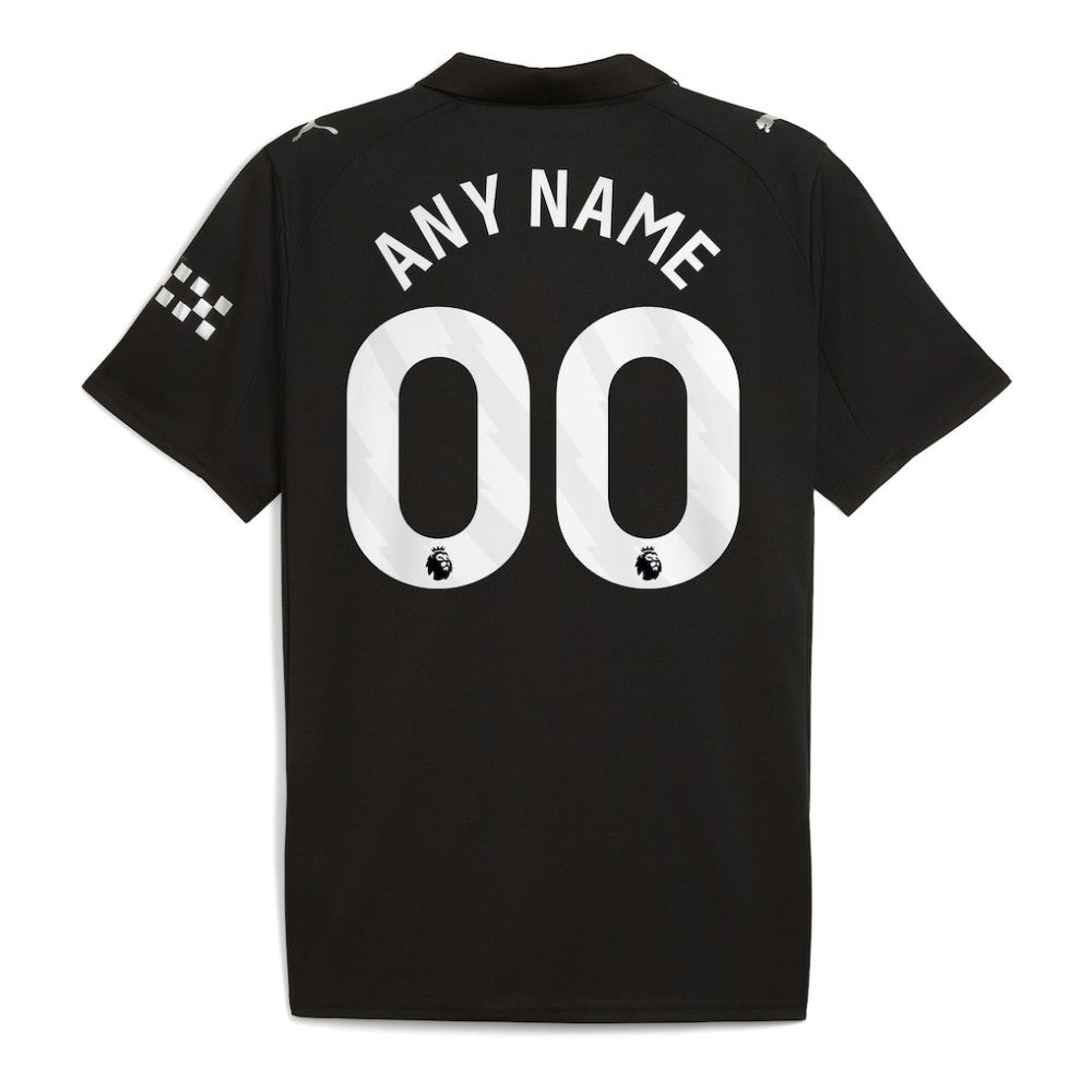 Manchester City 2025/26 Away Replica Custom Jersey Black - Puma sale