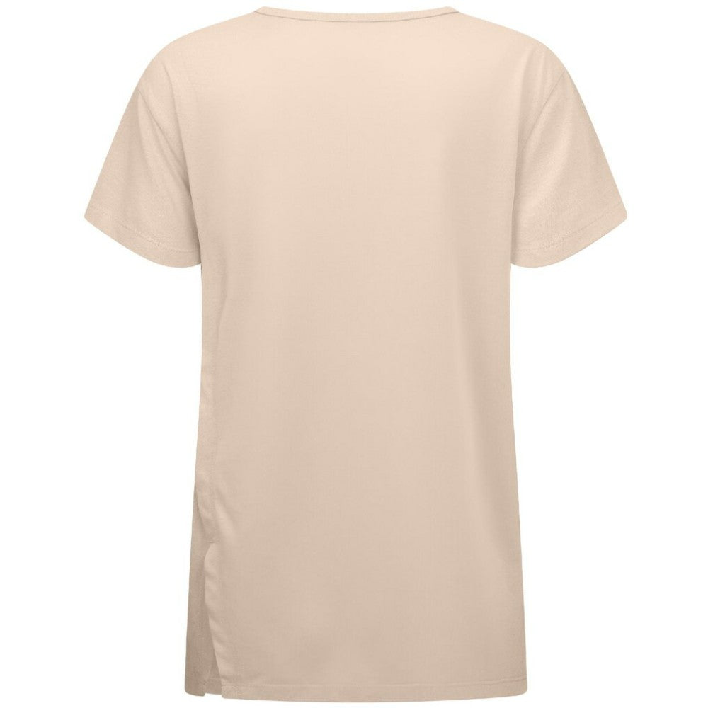 Miami Marlins Levelwear Women's Influx Protect W T-Shirt - Khaki - MLB Lifestyle