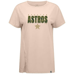 Houston Astros Levelwear Women's Influx Protect W T-Shirt - Khaki - MLB Online