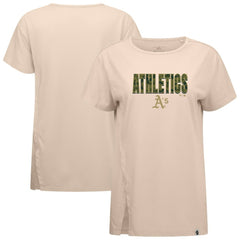 Athletics Levelwear Women's Influx Protect W T-Shirt - Khaki - MLB on Sale