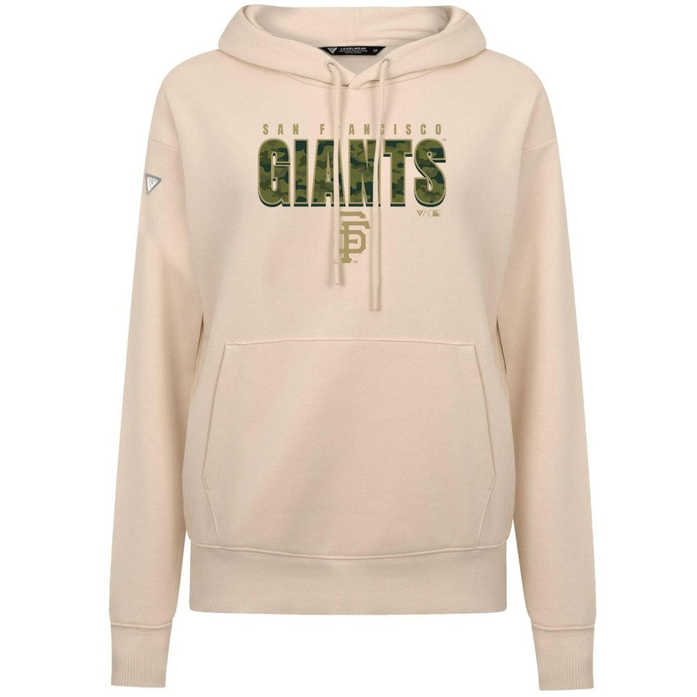 San Francisco Giants Levelwear Women's Adorn Protect W Pullover Hoodie - Khaki - MLB Online