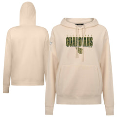 Cleveland Guardians Levelwear Women's Adorn Protect W Pullover Hoodie - Khaki - MLB on Sale