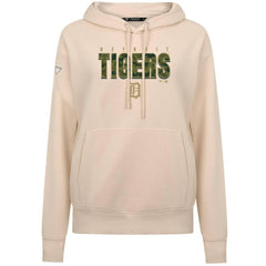 Detroit Tigers Levelwear Women's Adorn Protect W Pullover Hoodie - Khaki - MLB Discount