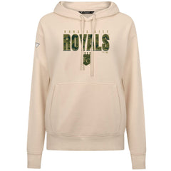 Kansas City Royals Levelwear Women's Adorn Protect W Pullover Hoodie - Khaki - MLB Sale