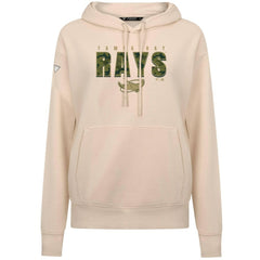 Tampa Bay Rays Levelwear Women's Adorn Protect W Pullover Hoodie - Khaki - MLB Lifestyle