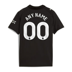 Manchester City Youth 2025/26 Away Replica Custom Jersey Black - Puma for sale