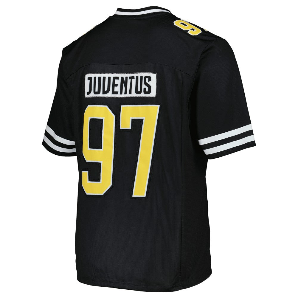 Juventus Collegiate American Football Foundation Fashion Jersey Black - Fanatics outlet