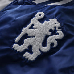 Chelsea Collegiate Sateen Full-Snap Jacket Royal - Fanatics Discount