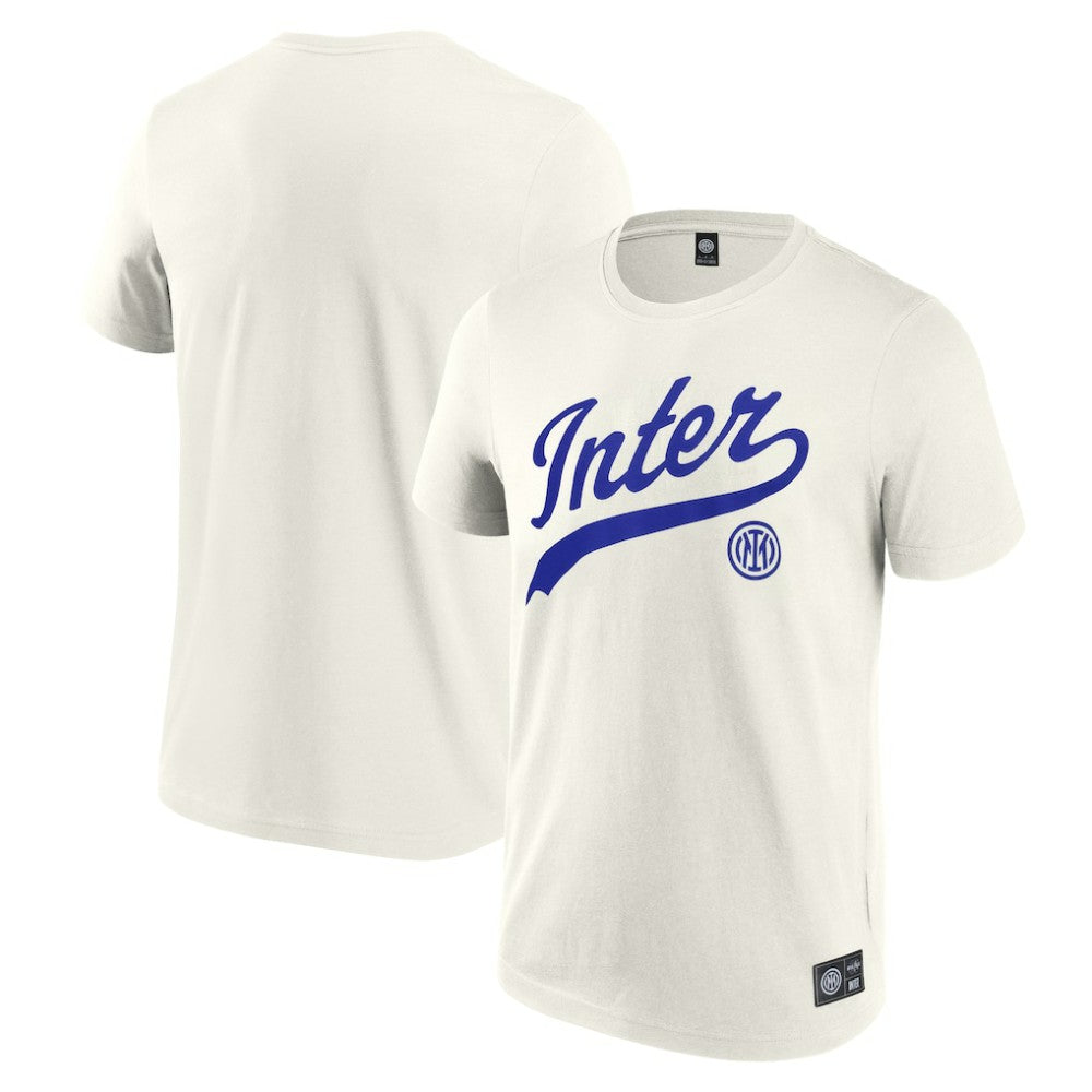 Inter Milan Collegiate T-Shirt Cream - Fanatics