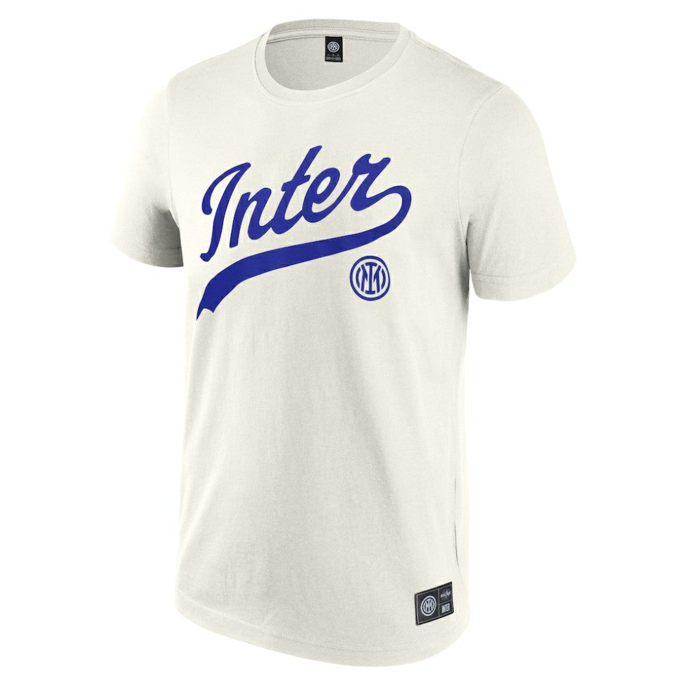 Inter Milan Collegiate T-Shirt Cream - Fanatics