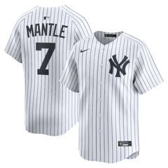 Mickey Mantle New York Yankees Nike Home Limited Player Jersey - White - Nike Lifestyle
