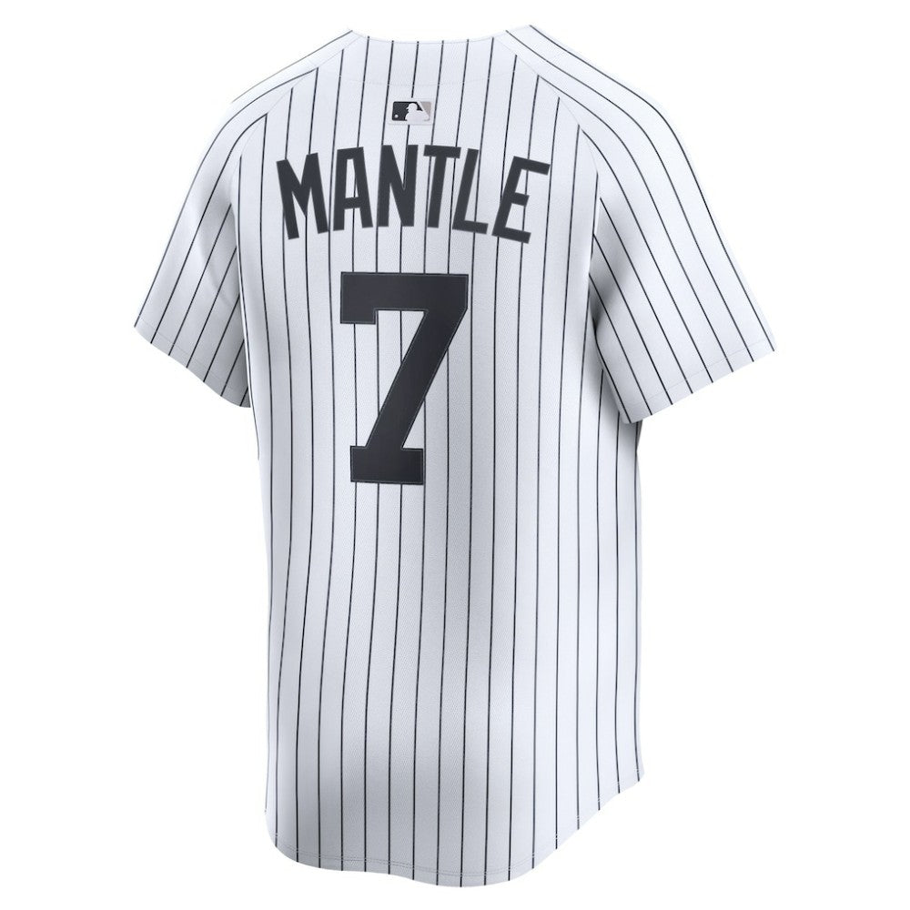 Mickey Mantle New York Yankees Nike Home Limited Player Jersey - White - Nike Lifestyle