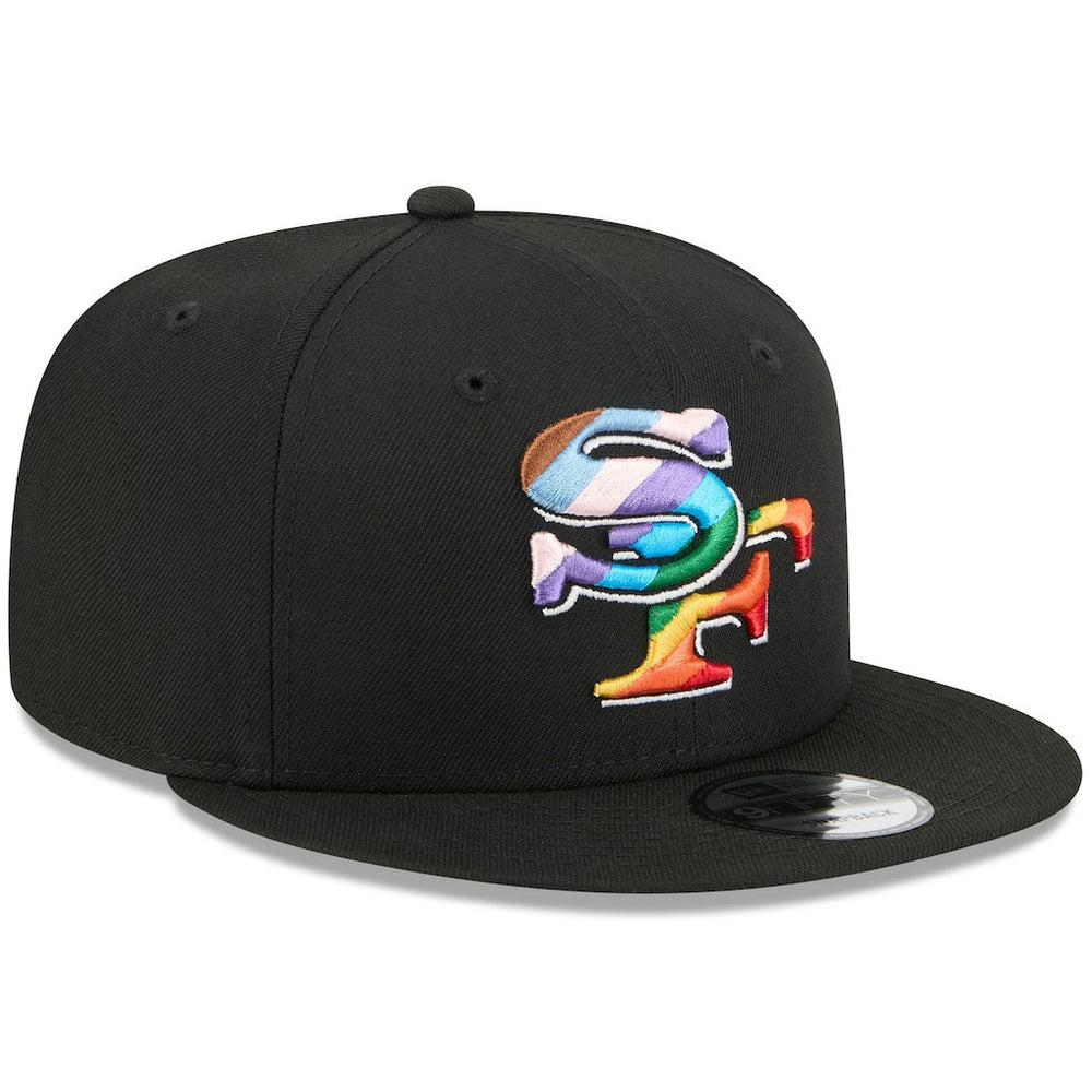 San Francisco 49ers New Era Pride 9FIFTY Snapback Hat Black