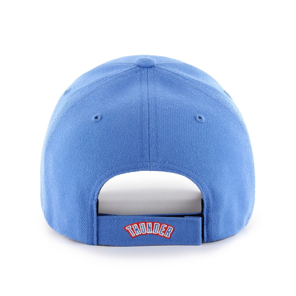 Oklahoma City Thunder '47 Core Logo MVP Adjustable Hat Blue | 47 brand outlet