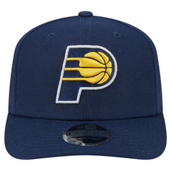 Indiana Pacers Core Logo 9SEVENTY Stretch-Snap Hat Navy | New Era US