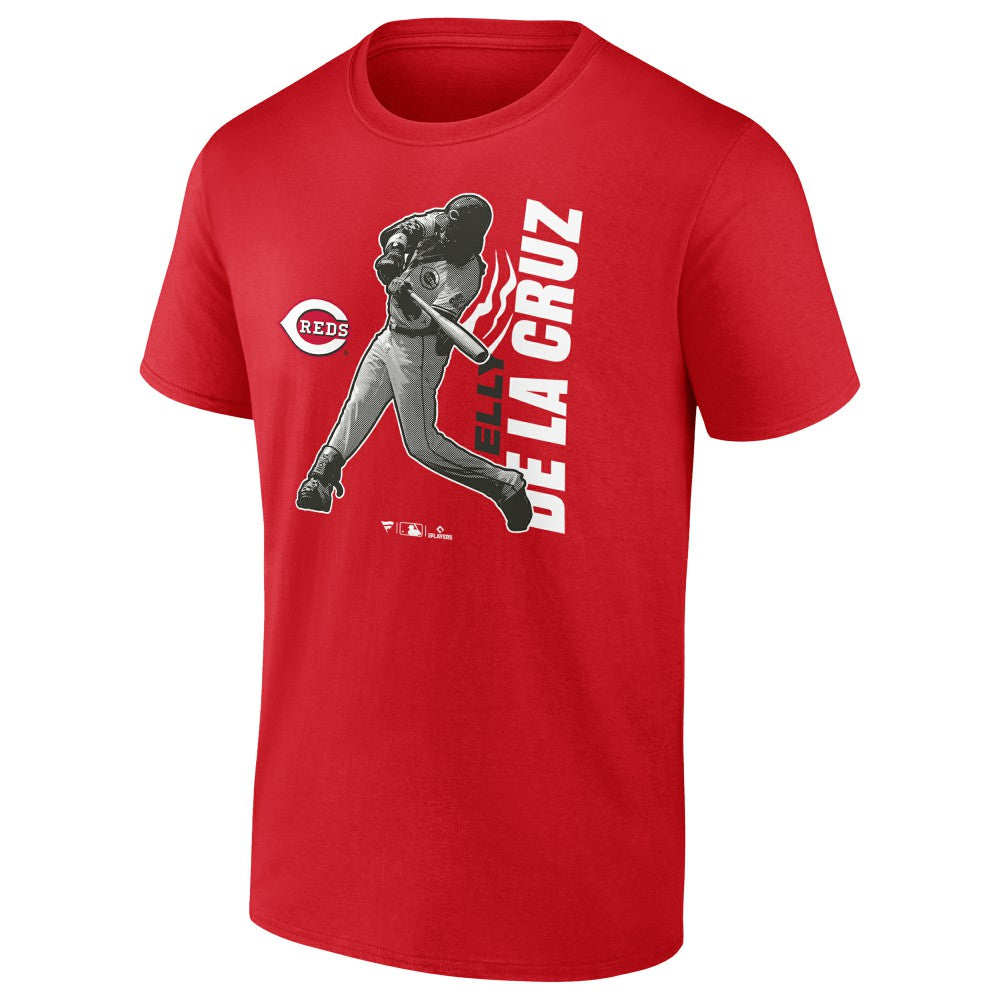 Elly De La Cruz Cincinnati Reds Player Graphic T-Shirt - Red - MLB Lifestyle