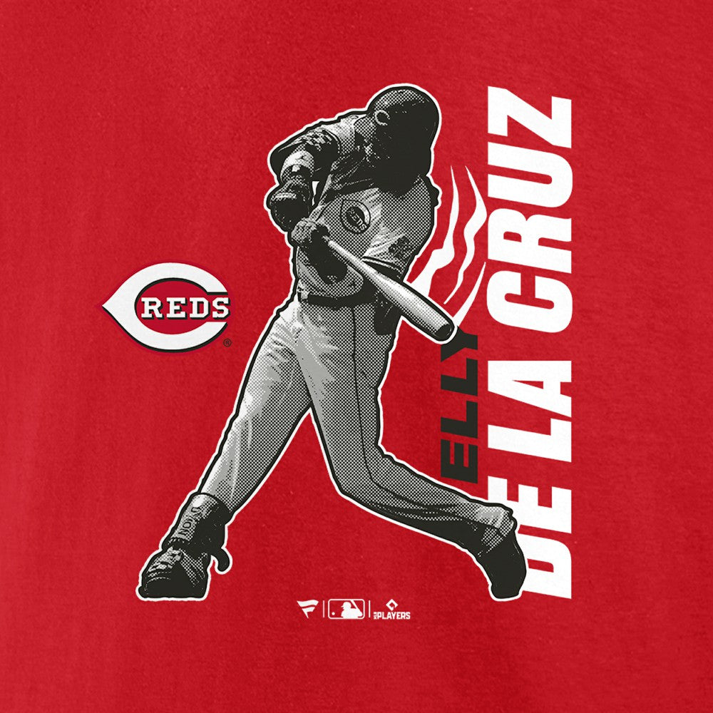 Elly De La Cruz Cincinnati Reds Player Graphic T-Shirt - Red - MLB Lifestyle