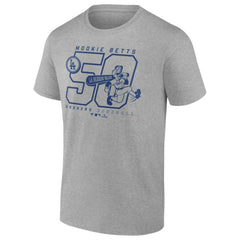 Mookie Betts Los Angeles Dodgers Player Graphic T-Shirt - Heather Gray - MLB Sale