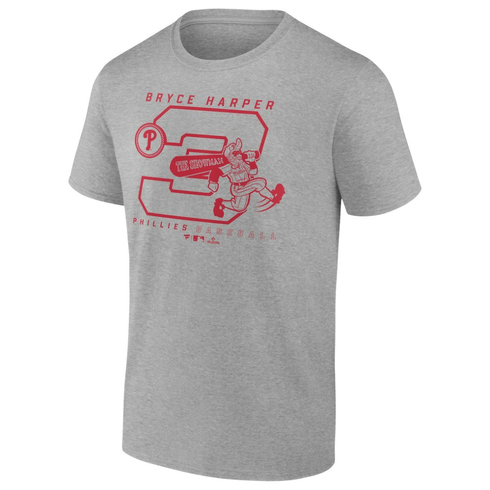 Bryce Harper Philadelphia Phillies Player Graphic T-Shirt - Heather Gray - MLB Online