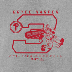 Bryce Harper Philadelphia Phillies Player Graphic T-Shirt - Heather Gray - MLB Online