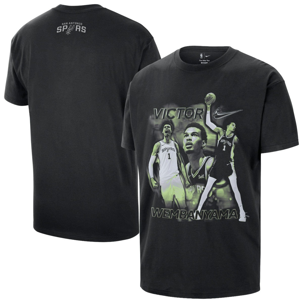 Victor Wembanyama San Antonio Spurs Unisex Athlete T-Shirt Black | Nike for sale