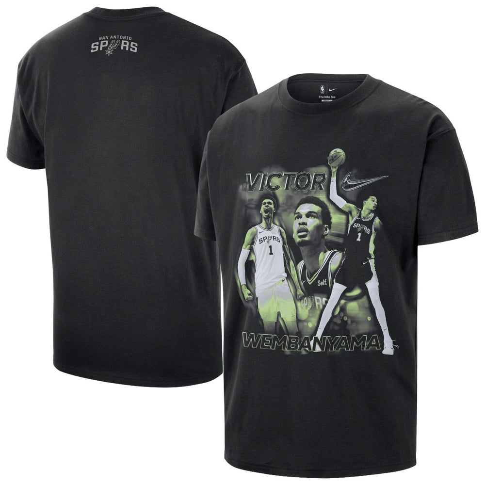 Victor Wembanyama San Antonio Spurs Unisex Athlete T-Shirt Black | Nike for sale