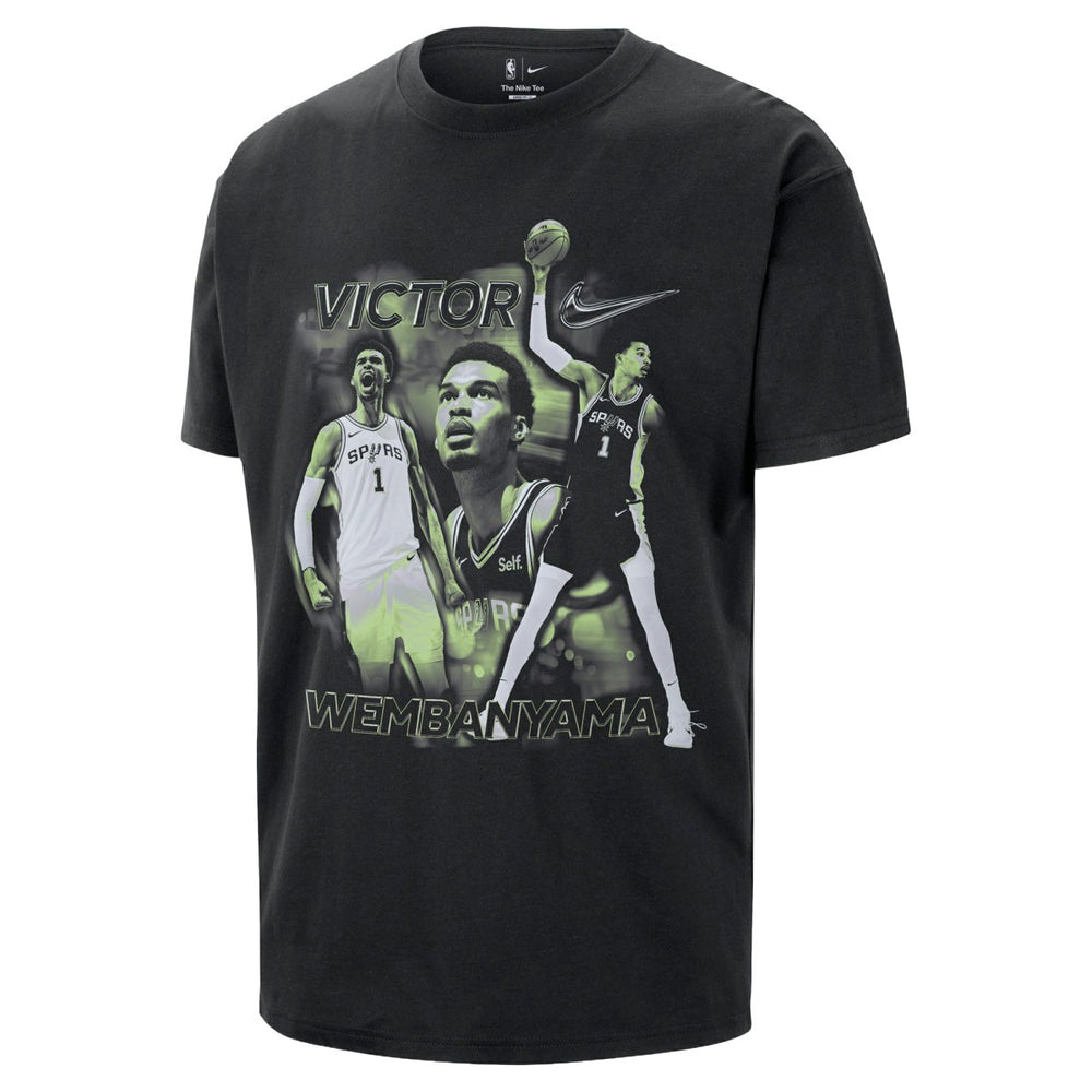 Victor Wembanyama San Antonio Spurs Unisex Athlete T-Shirt Black | Nike for sale