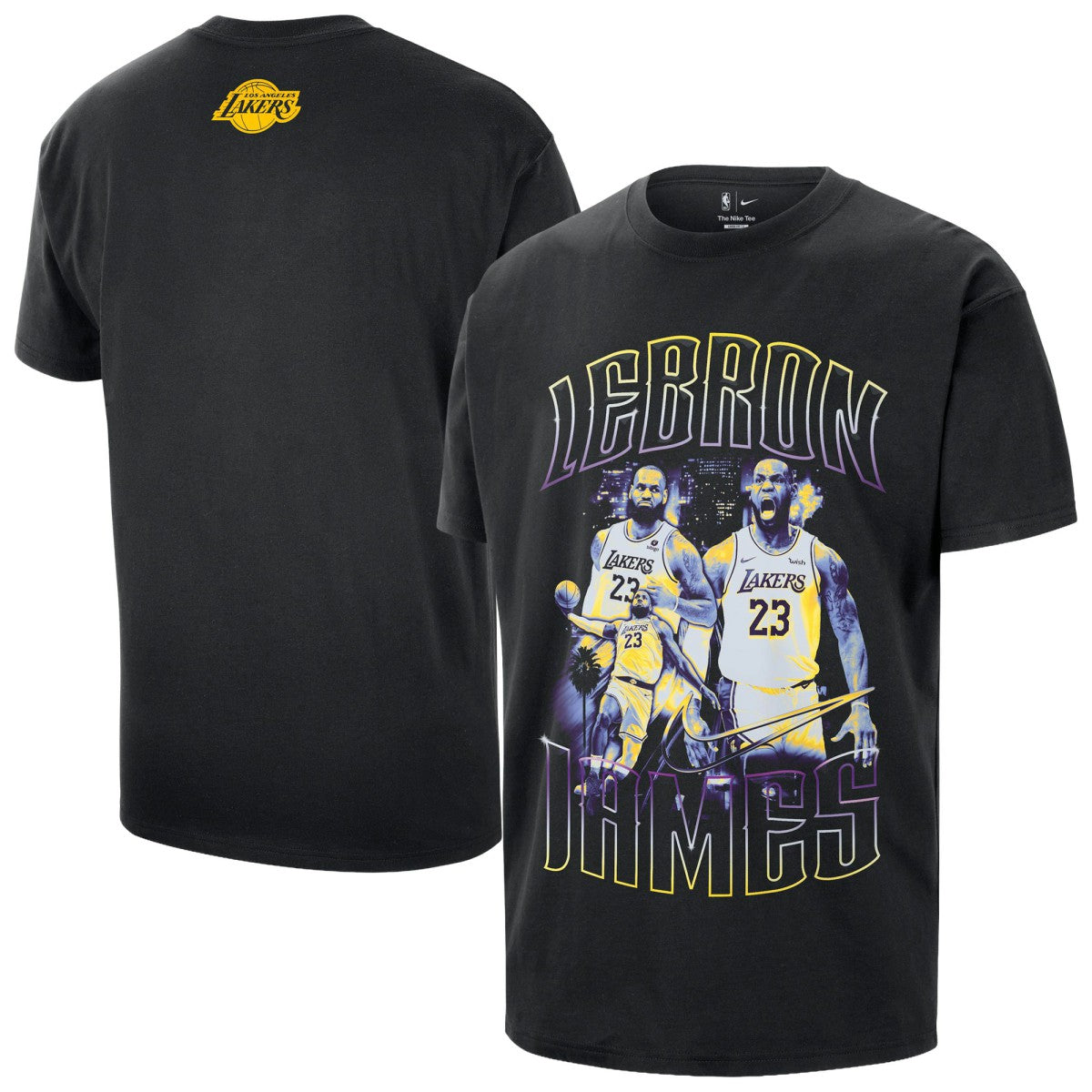 LeBron James Los Angeles Lakers Unisex Athlete T-Shirt Black | Nike for sale