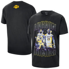 LeBron James Los Angeles Lakers Unisex Athlete T-Shirt Black | Nike for sale